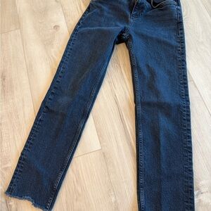 Zara woman’s Dark Blue Straight Jeans
